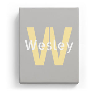 Wesley Overlaid on W - Stylistic