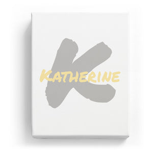Katherine Overlaid on K - Artistic