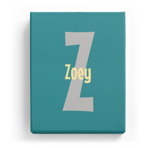 Zoey Overlaid on Z - Cartoony