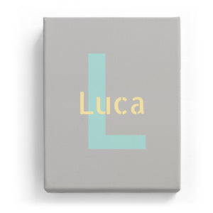 Luca Overlaid on L - Stylistic