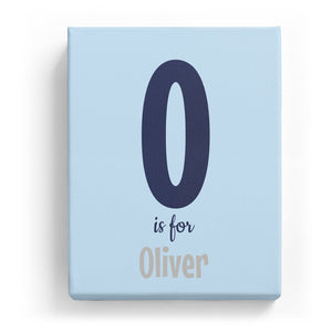 O is for Oliver - Cartoony