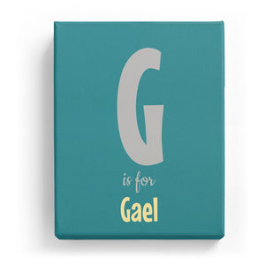 G is for Gael - Cartoony