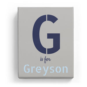 G is for Greyson - Stylistic