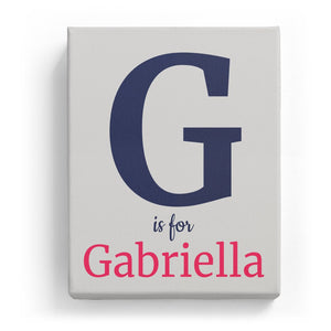 G is for Gabriella - Classic