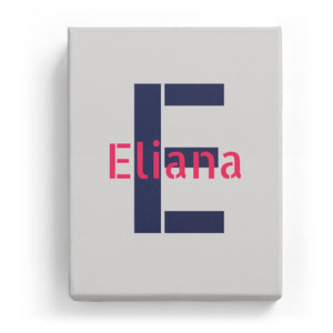 Eliana Overlaid on E - Stylistic
