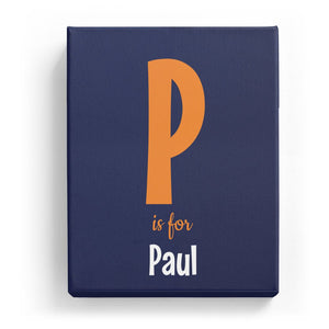 P is for Paul - Cartoony