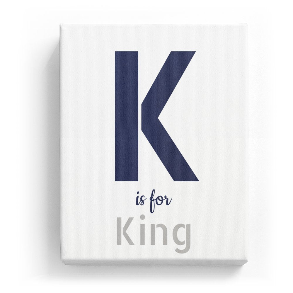 King's Personalized Canvas Art