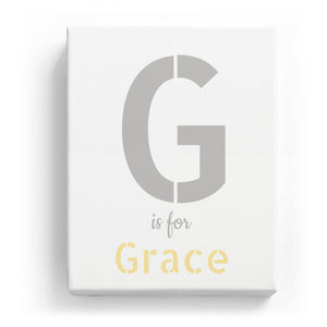 G is for Grace - Stylistic