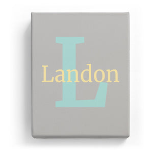 Landon Overlaid on L - Classic