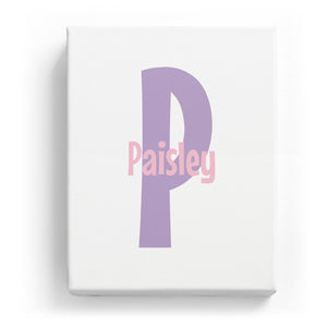 Paisley Overlaid on P - Cartoony