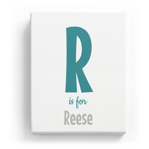 R is for Reese - Cartoony