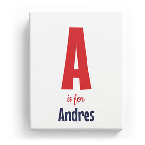 A is for Andres - Cartoony