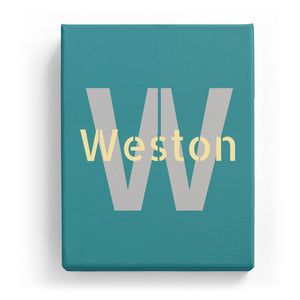 Weston Overlaid on W - Stylistic