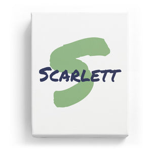 Scarlett Overlaid on S - Artistic