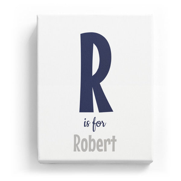 R is for Robert - Cartoony