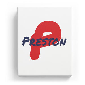 Preston Overlaid on P - Artistic