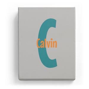 Calvin Overlaid on C - Cartoony