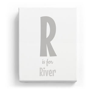 R is for River - Cartoony