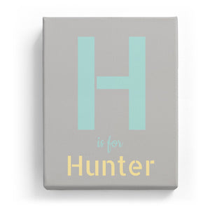 H is for Hunter - Stylistic