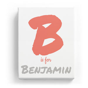 B is for Benjamin - Artistic