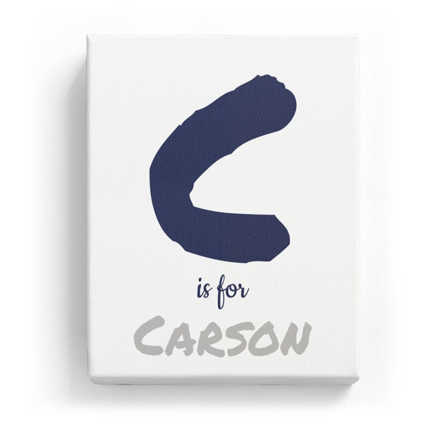 C is for Carson - Artistic