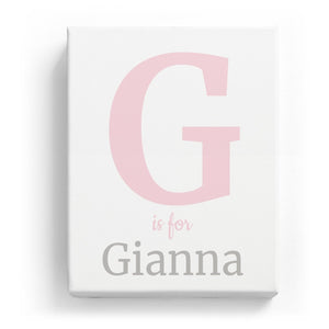 G is for Gianna - Classic