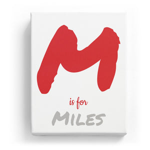 M is for Miles - Artistic