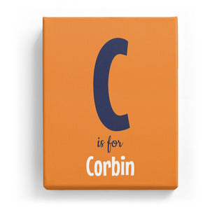 C is for Corbin - Cartoony