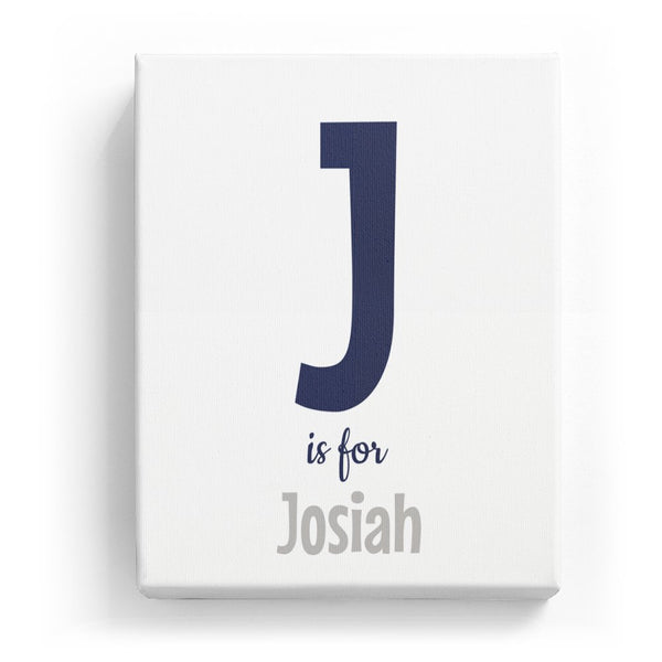 J is for Josiah - Cartoony