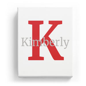Kimberly Overlaid on K - Classic