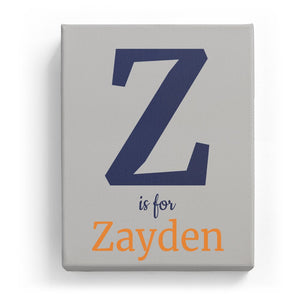 Z is for Zayden - Classic