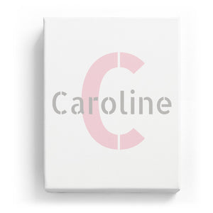 Caroline Overlaid on C - Stylistic