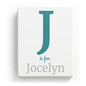 J is for Jocelyn - Classic