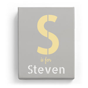 S is for Steven - Stylistic