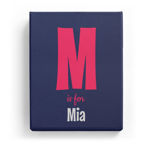 M is for Mia - Cartoony