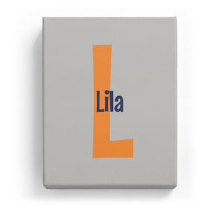 Lila Overlaid on L - Cartoony