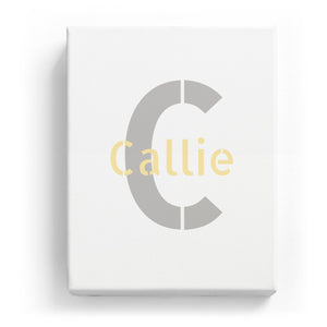 Callie Overlaid on C - Stylistic