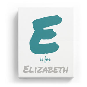 E is for Elizabeth - Artistic