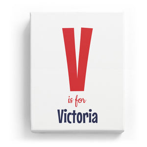 V is for Victoria - Cartoony