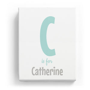 C is for Catherine - Cartoony