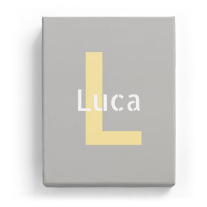 Luca Overlaid on L - Stylistic