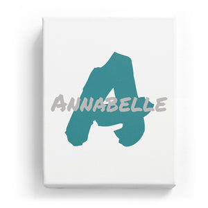 Annabelle Overlaid on A - Artistic
