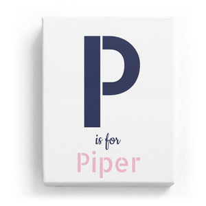 P is for Piper - Stylistic