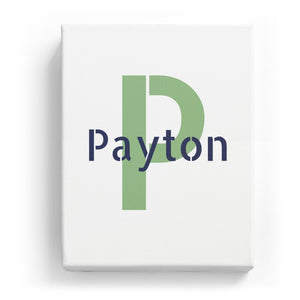 Payton Overlaid on P - Stylistic