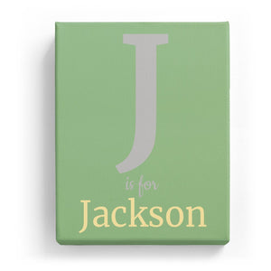 J is for Jackson - Classic