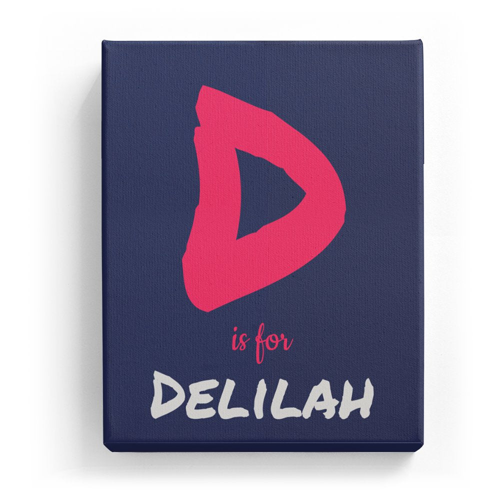 Delilah's Personalized Canvas Art