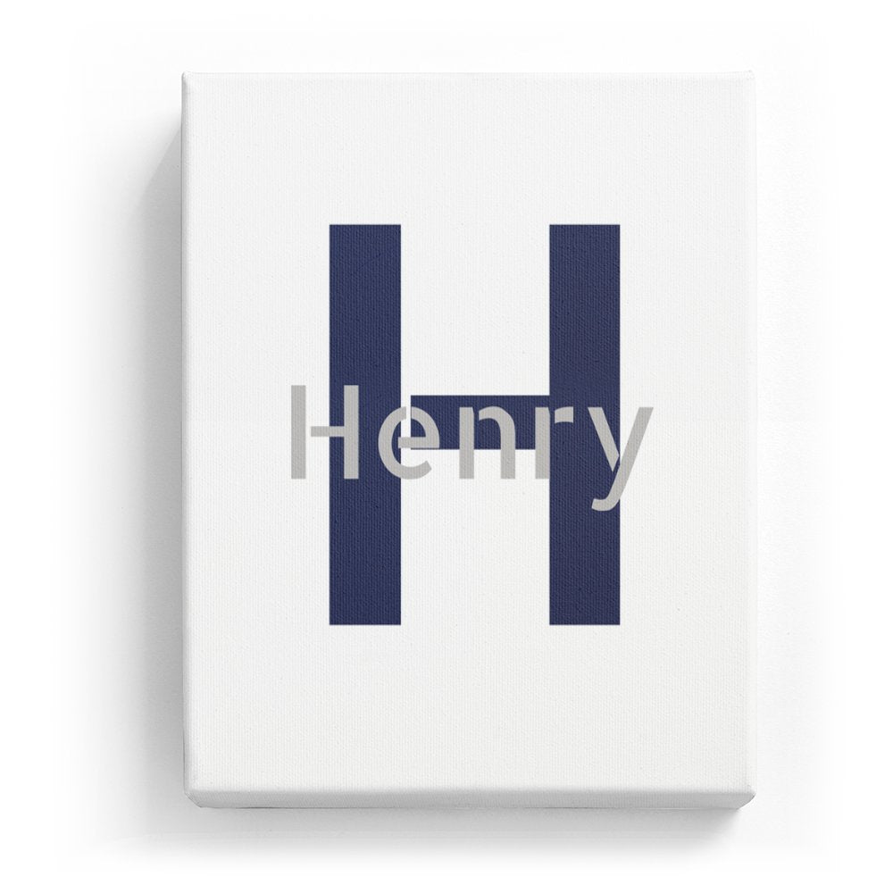 Henry's Personalized Canvas Art