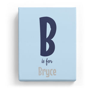 B is for Bryce - Cartoony