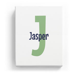 Jasper Overlaid on J - Cartoony