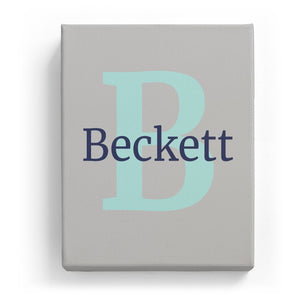 Beckett Overlaid on B - Classic